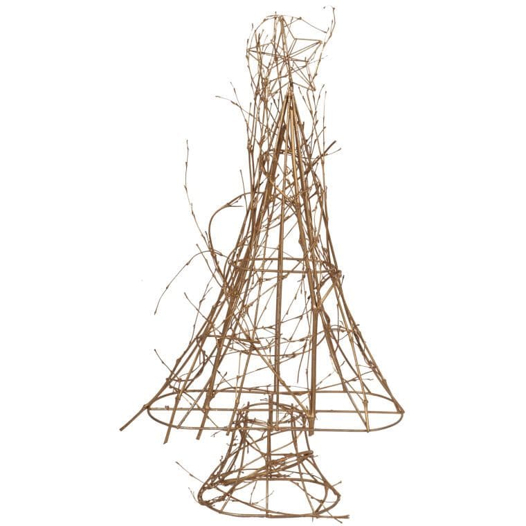 Weihnachtsbaum Aus Goldenen Jungen Mit Einem Stern An Der Spitze, 56 Cm