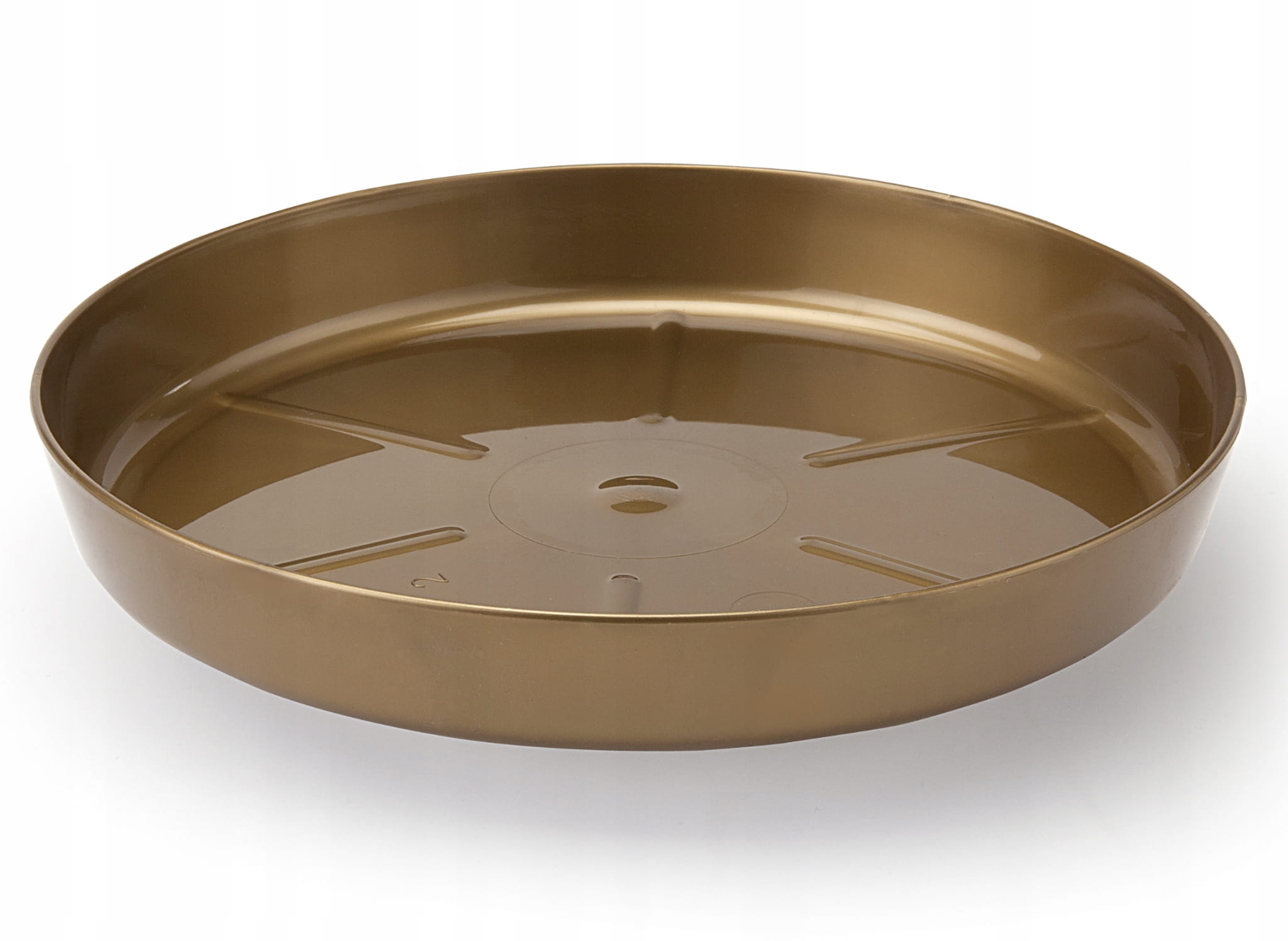Goldfarbener, Metallischer Blumentopf-untersetzer, 16,9 X 2,4 Cm, Kunststoff