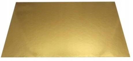 Rechteckiger Goldsockel 60x40 Cm 1 Stück.