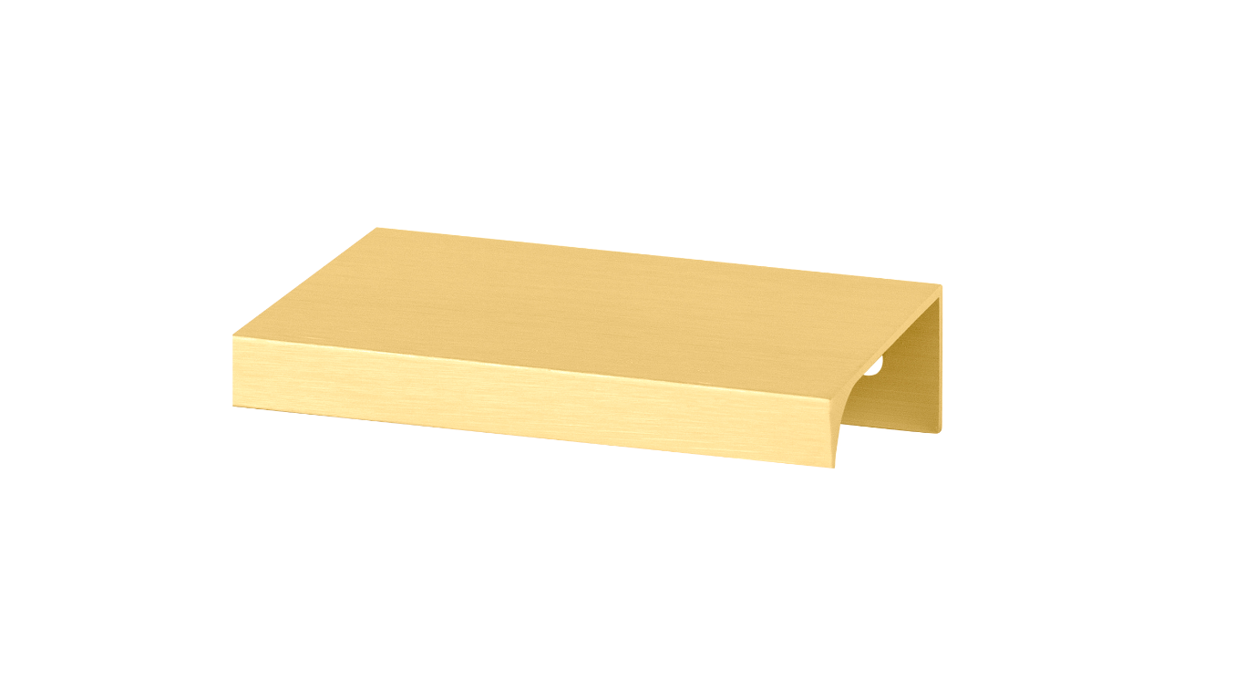 Möbelgriff Ua06 Gold, Kantenprofil Gold, Matt, Leicht, Langlebig, Ua06, 27,6 Cm, 256/276