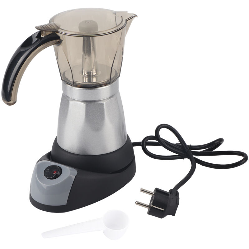 Elektrische Moka-kanne Mit Großem Fassungsvermögen, Herdplatten-espressokanne, Perkolator, Eu-stecker, 150 Ml.