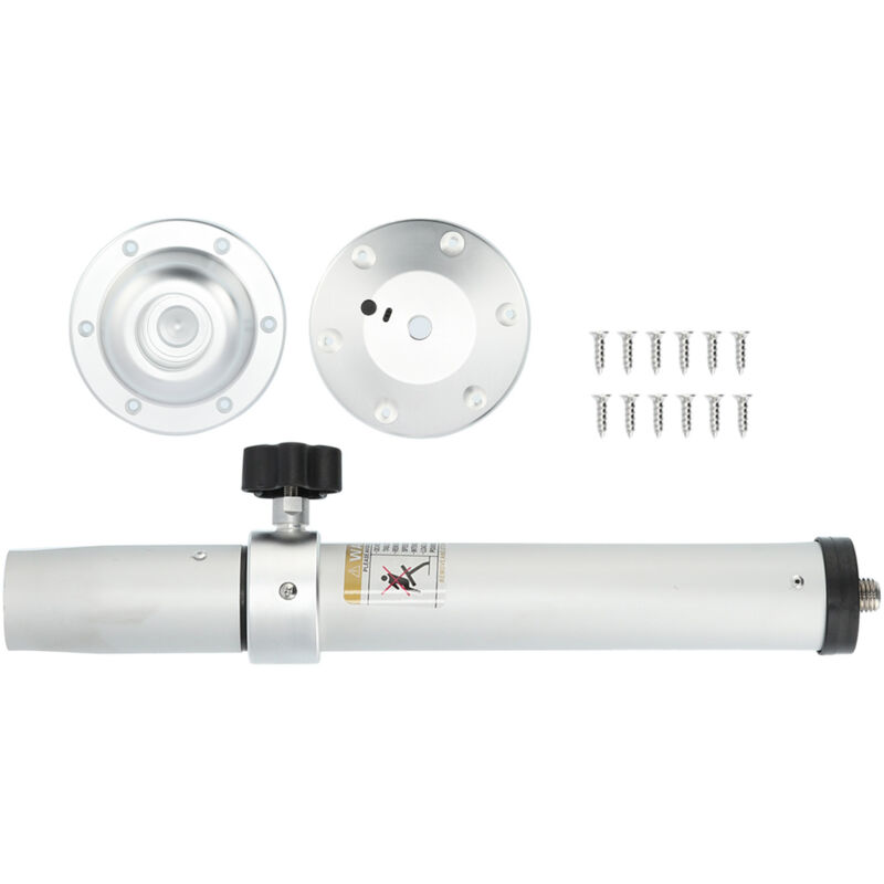 Tischgestell-set (19,3 Bis 28,3 Zoll), Verstellbare Silberne Säule Mit Montagefußteilen Für Wohnmobil-tischmontage, Aluminium-schreibtischbein [unterstützung Für.