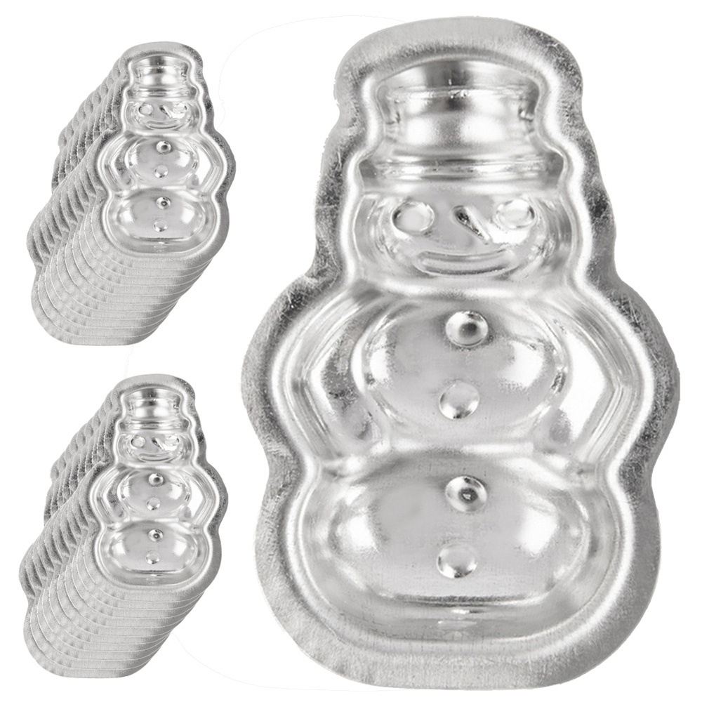 20 Schneemann-backformen Zum Backen Von Keksen, Lebkuchen Und Pralinen