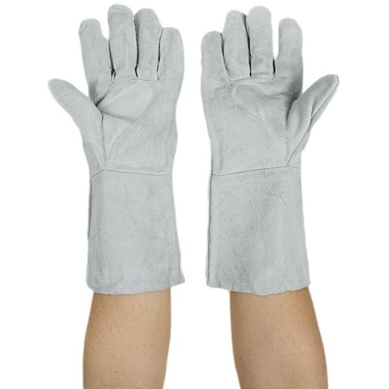 33 Cm Lange Thermoschutzhandschuhe Für Metallschmelzöfen (gold, Silber, Kupfer, Aluminium) In Gießereien Und Der Schmuckherstellung