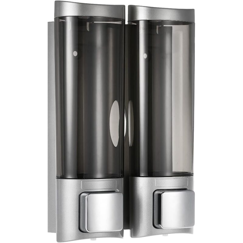 Seifenspender, 2 X 200 Ml, Manueller Seifenspender, Wandspender Für Handdesinfektionsmittel, Shampoo- Und Duschgelspender, Für Hotel-wcs