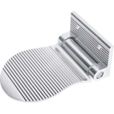 Duschfußstütze, Wandmontierte Aluminiumhalterung, Rutschfeste Stufen, Geeignet Für Flur, Eingangsbereich, Badezimmer (silber)