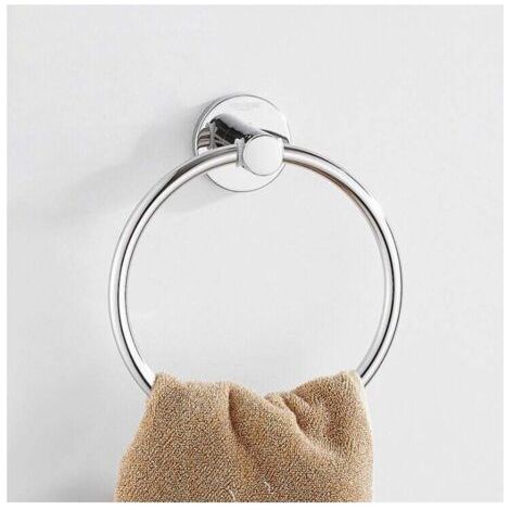 Wandmontierter Handtuchring Aus Edelstahl. Runder Handtuchhalter Für Bad, Küche Und Schlafzimmer.