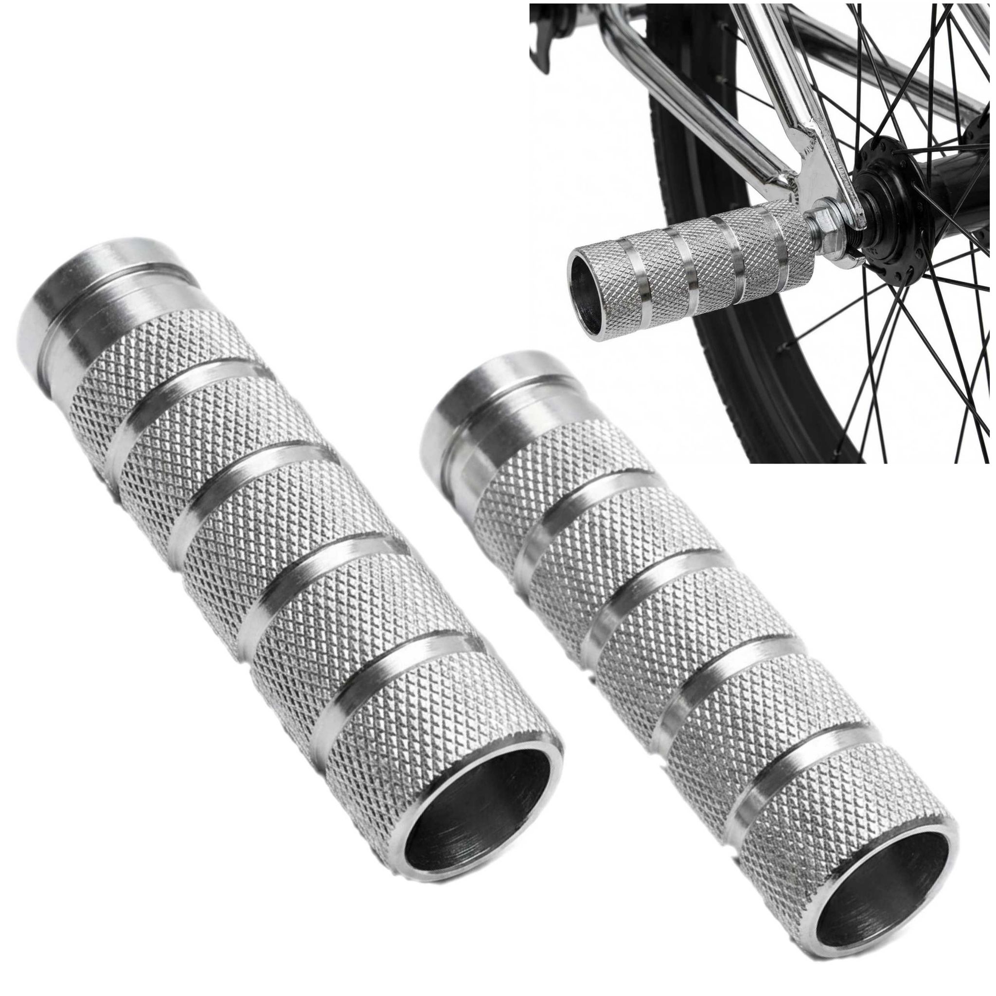 Bmx-pegs Aus Aluminium, Silber, 38x110mm, Für M14-achse