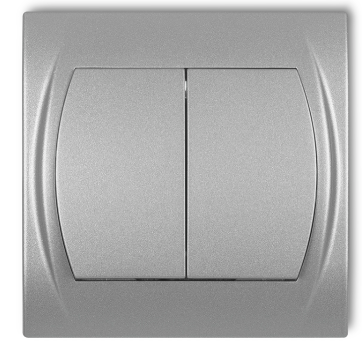 Logo-kerzenständerverbinder Silbermetallic 7lwp-2