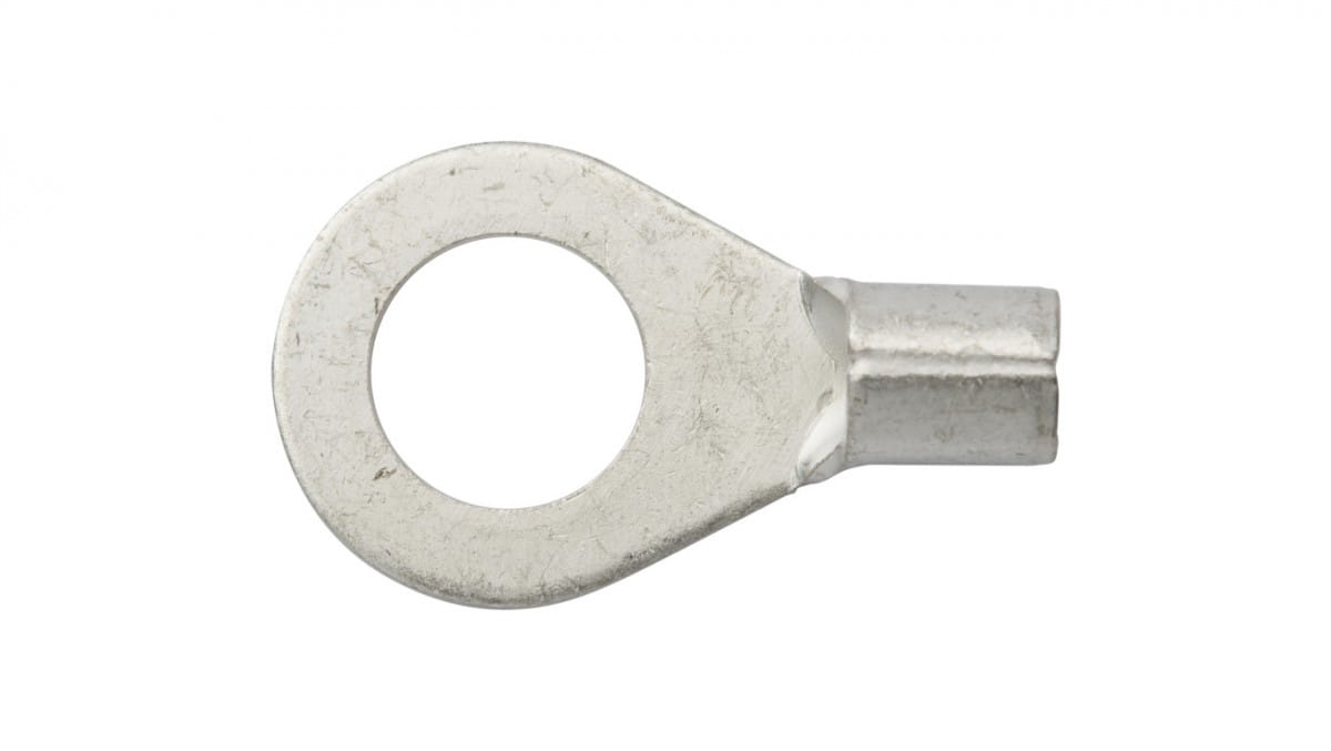 Unisolierter Ringkabelschuh 10mm2/m10 Verzinnt Kb10f10 (100 Stück)