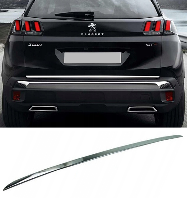 Peugeot 3008 Suv 16- Chrom-heckklappenverkleidung Tuning