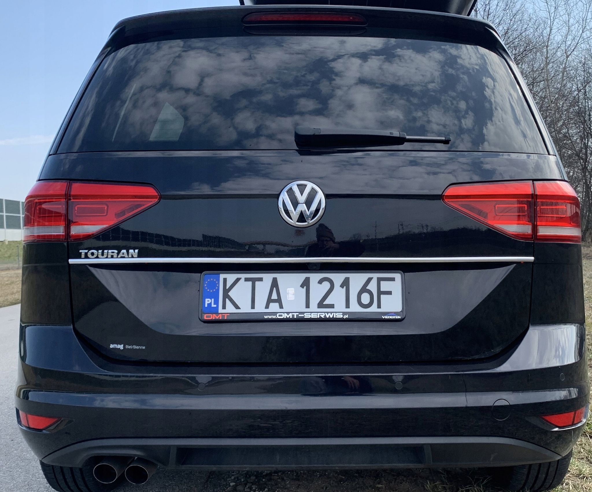 Vw Touran Iii 3 - Chromleiste Über Den Heckklappenplatten