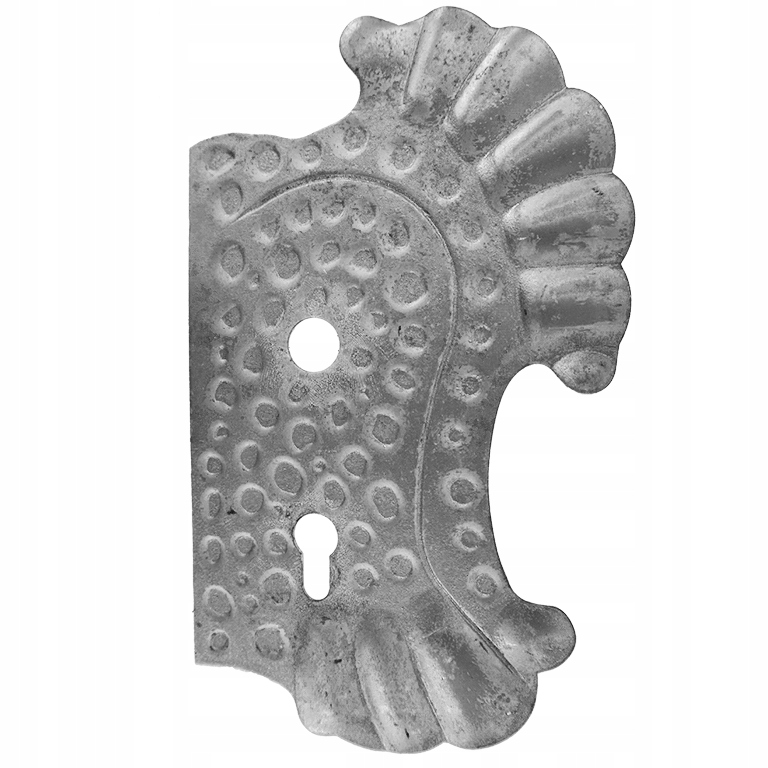 Rechte Platte, 72 Lochabstand, Geschmiedete Elemente 63.120.72 H275xl160 3mm