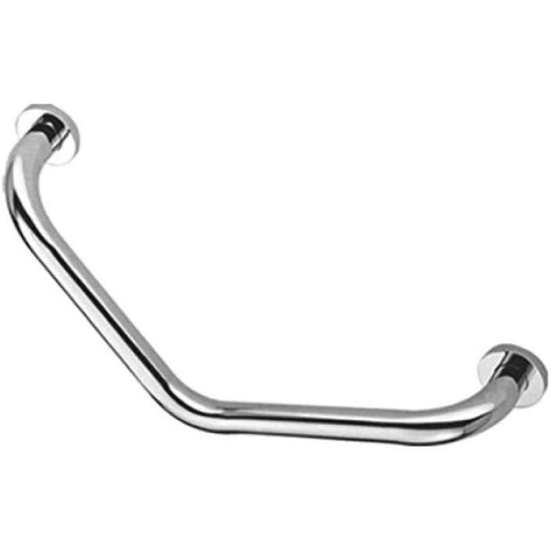 Silberner Duschhaltegriff 40 Cm, Badezimmergriff, Chrom, Edelstahl
