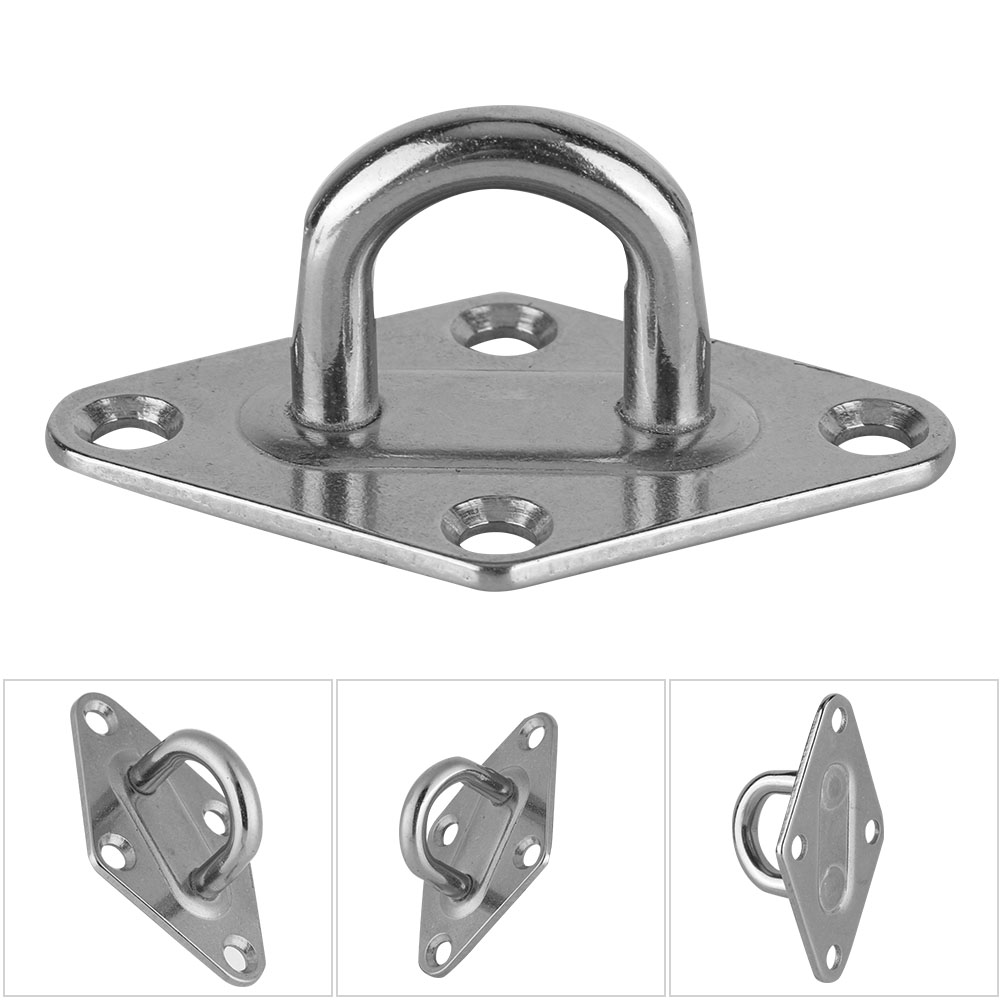Ösenplatte Aus Diamantgeschliffenem Edelstahl 304 Für Boote, Seewasserbeständiges Zubehör Für Boote/yachten, 8 Mm