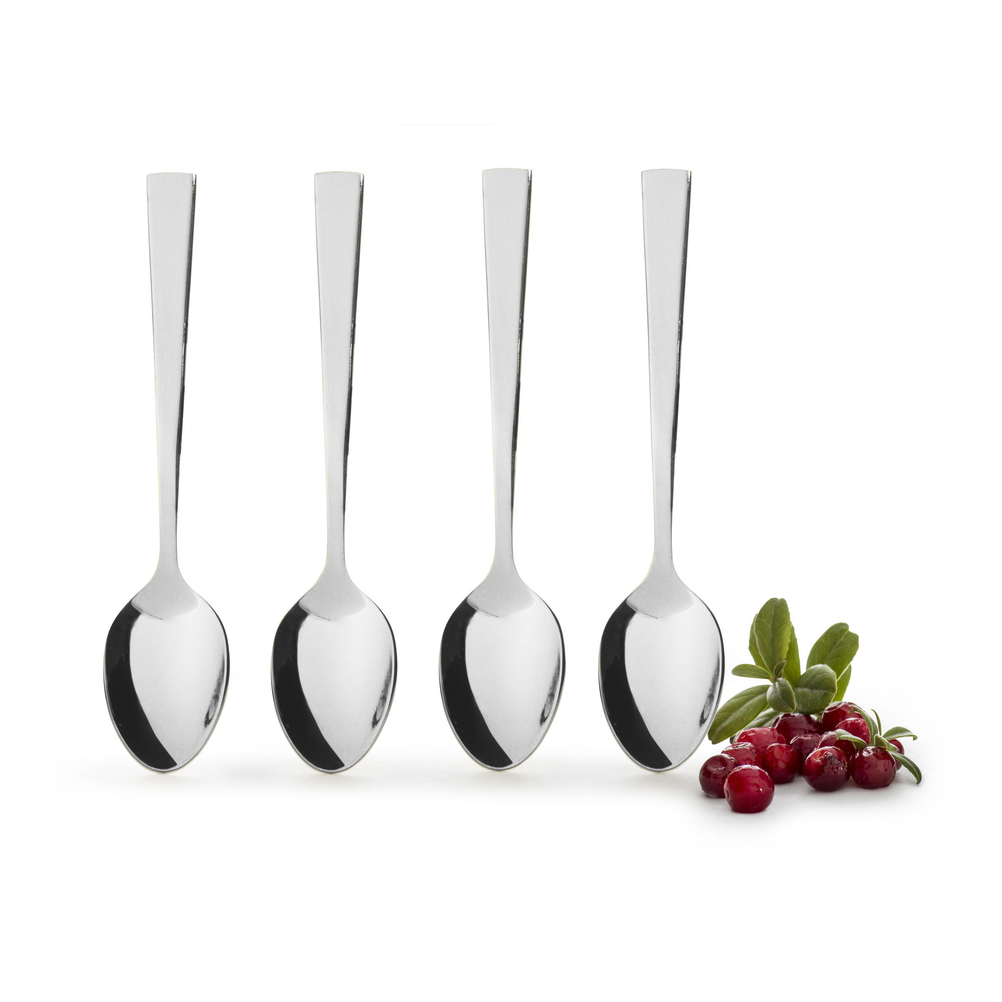 Sagaform-löffel, 4 Stück, Edelstahl, 13 Cm, Silber
