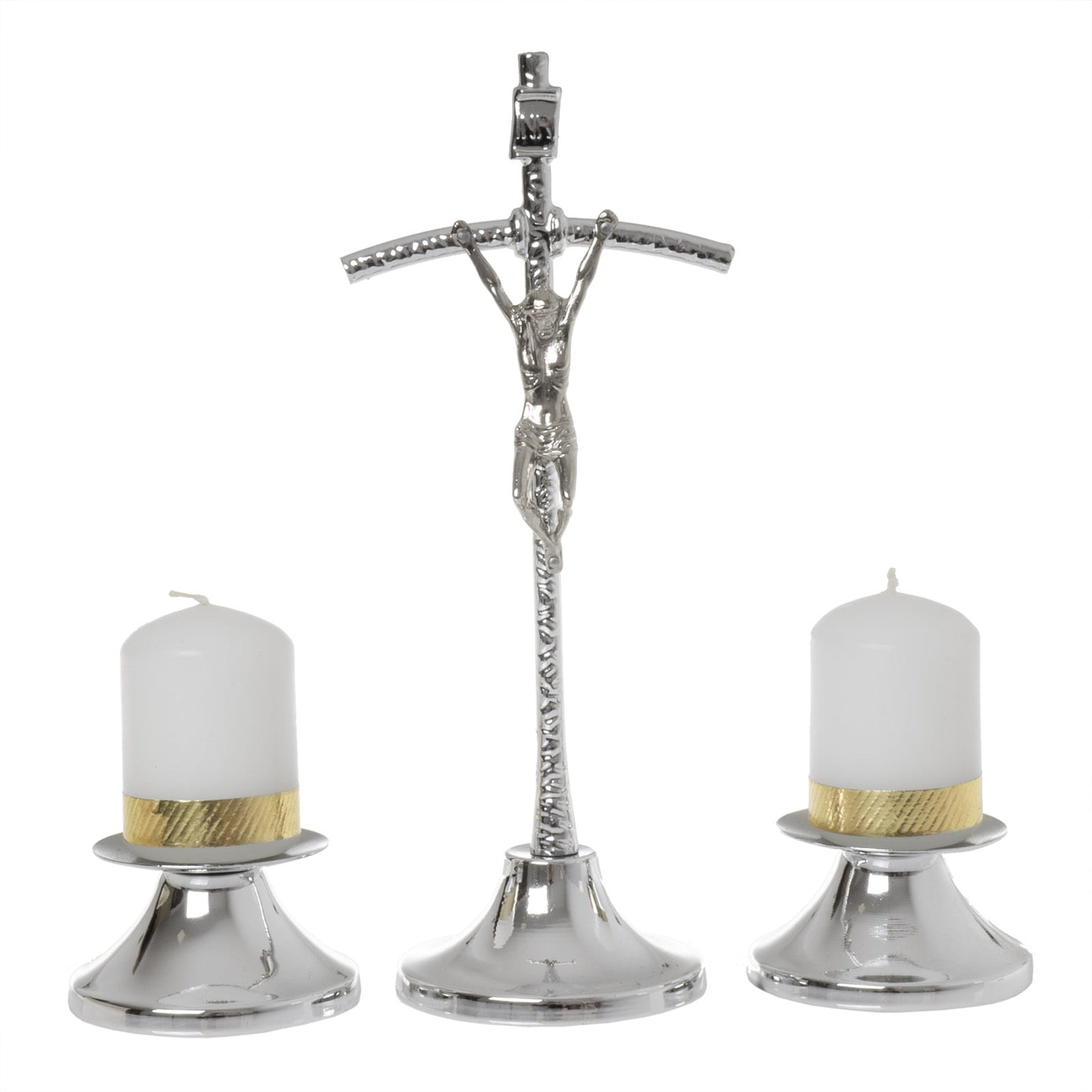 Silbernes Päpstliches Weihnachtslieder-set, 21 Cm