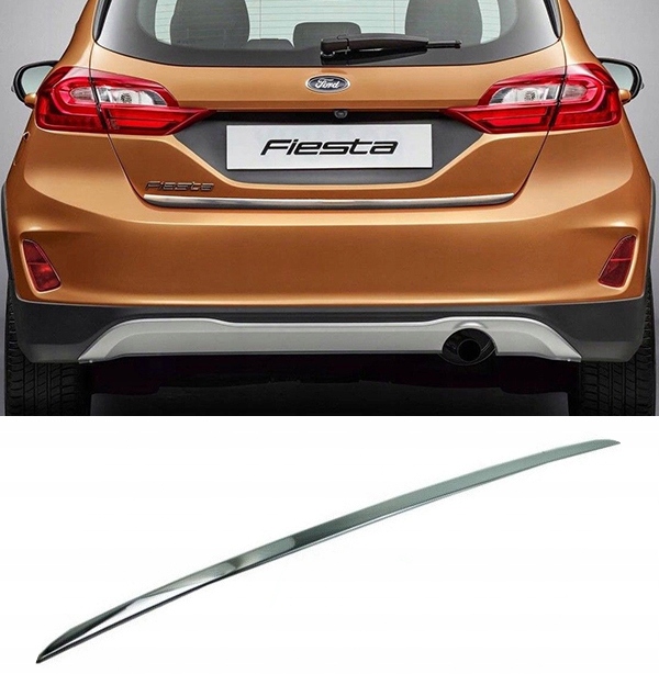 Ford Fiesta Mk7 Vii 17+ Chrom-kofferraumdeckel-schutzleiste