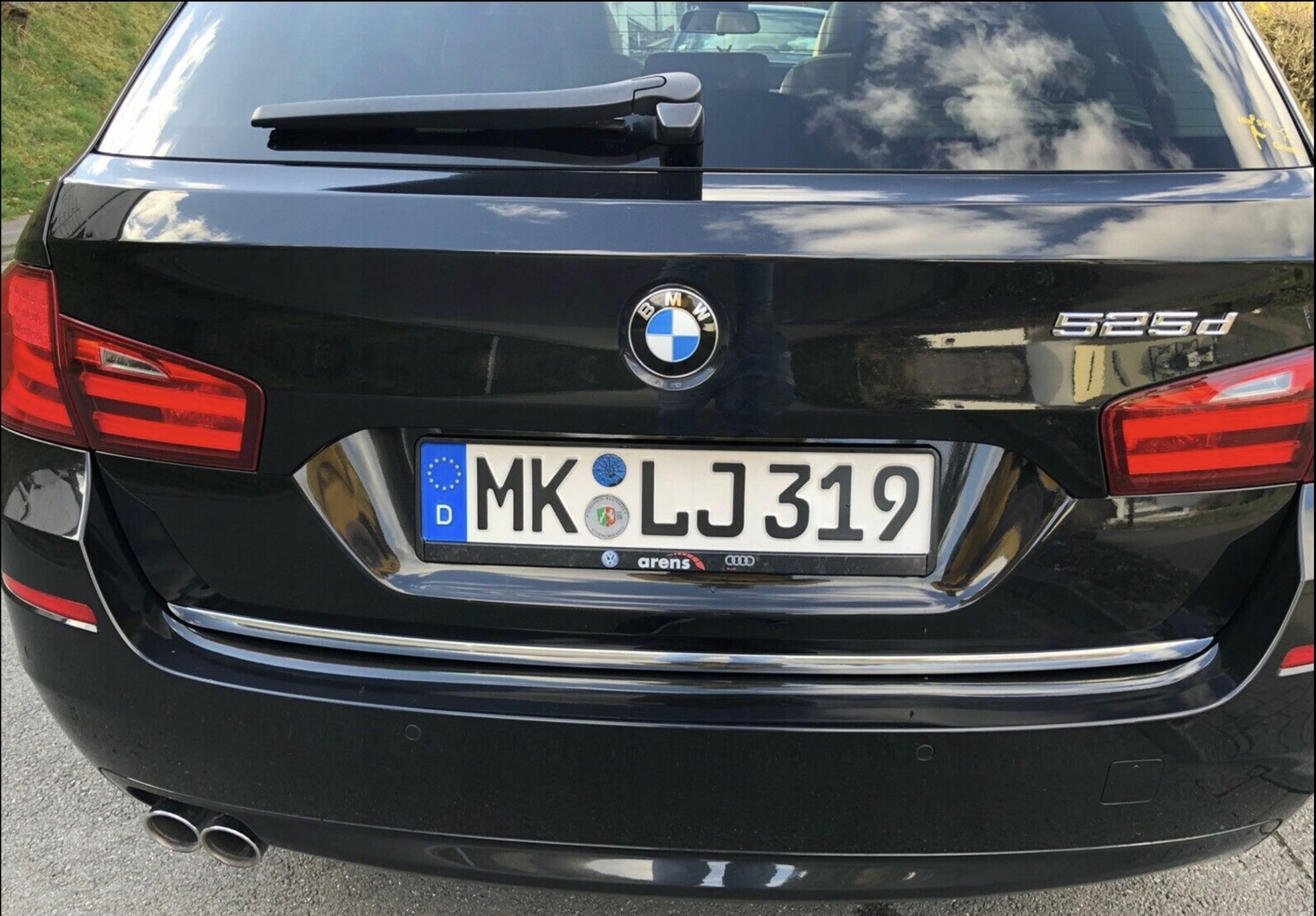 Bmw 5er F11 Touring – Chromleisten, Chrom-heckklappe