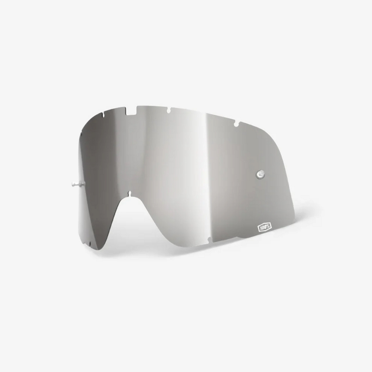 100% Barstow Ersatz-spiegelglas, Silberfarben - Glas/glas/glas Für Barstow Skibrillen, Farbe: Silber, Verspiegelt