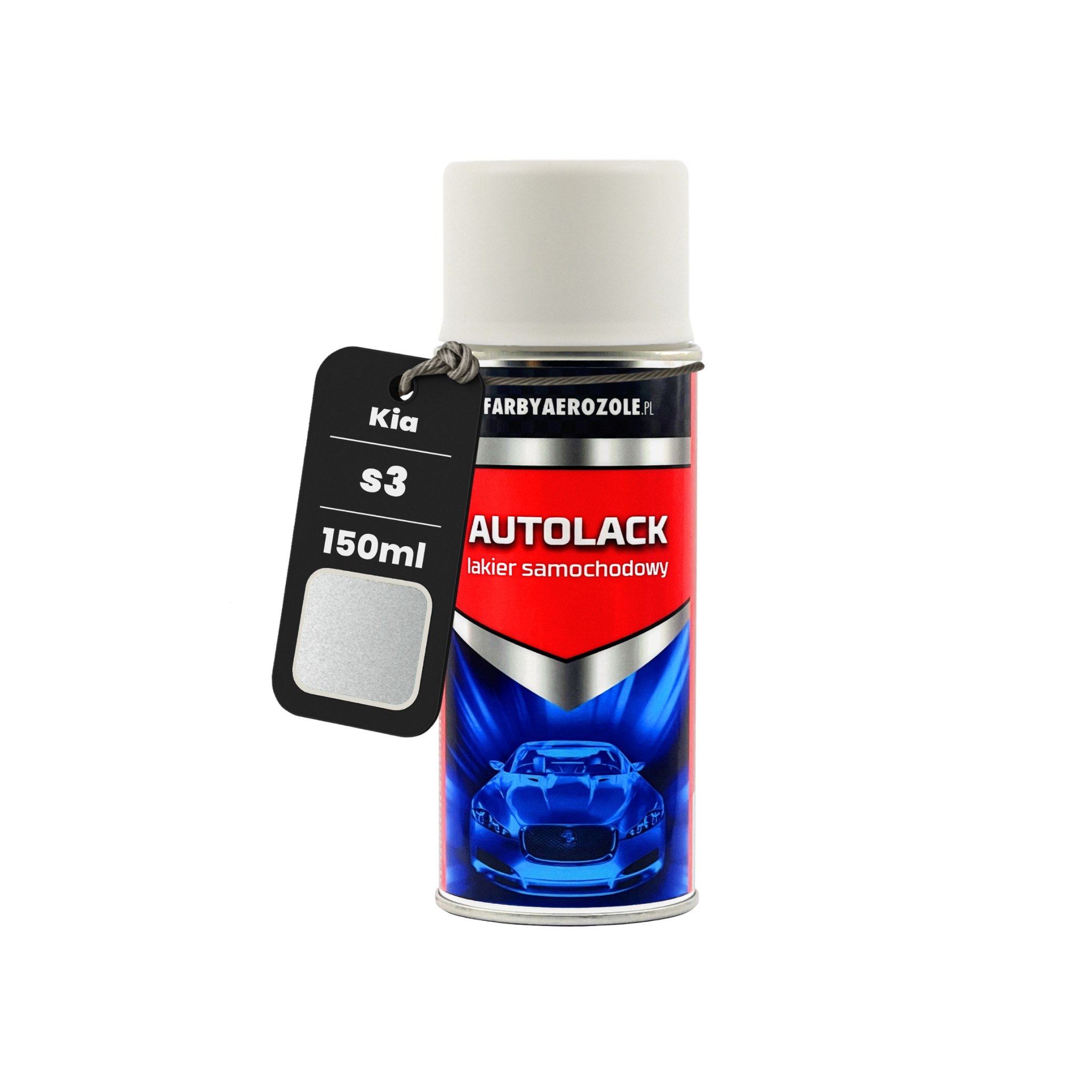 Kia S3 Flüssigsilber Metall Silber Autolackspray 150ml