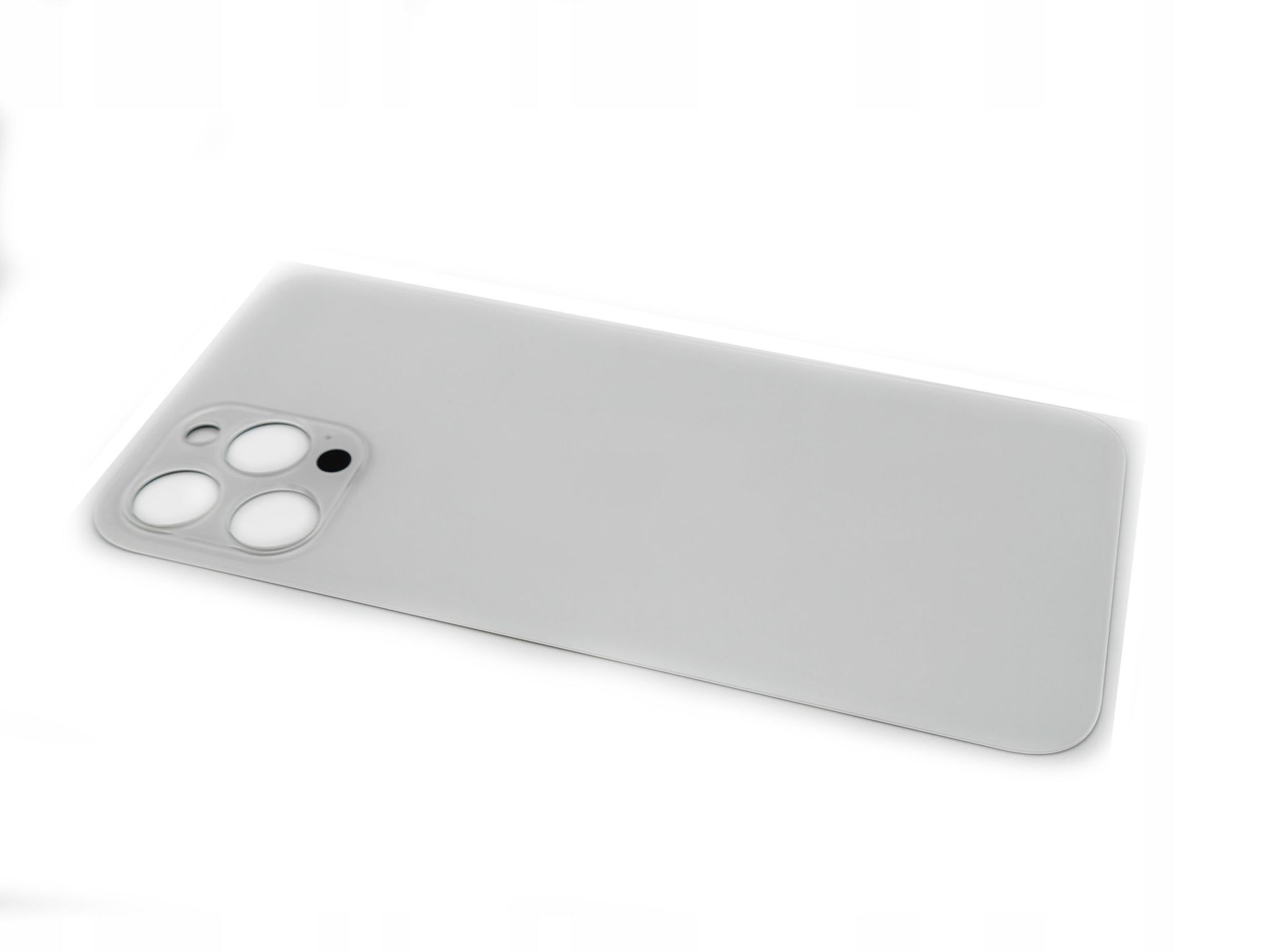 Rückseite Für Apple Iphone 12 Pro Max A2411 A2342 Mit Großem Loch, Silber
