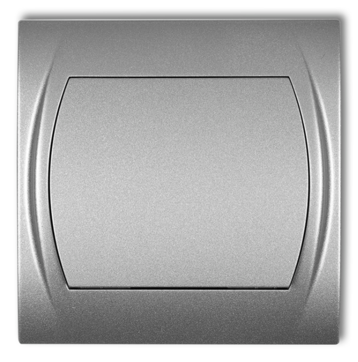 Logo Einpoliger Schalter, Silbermetallic, 7lwp-1