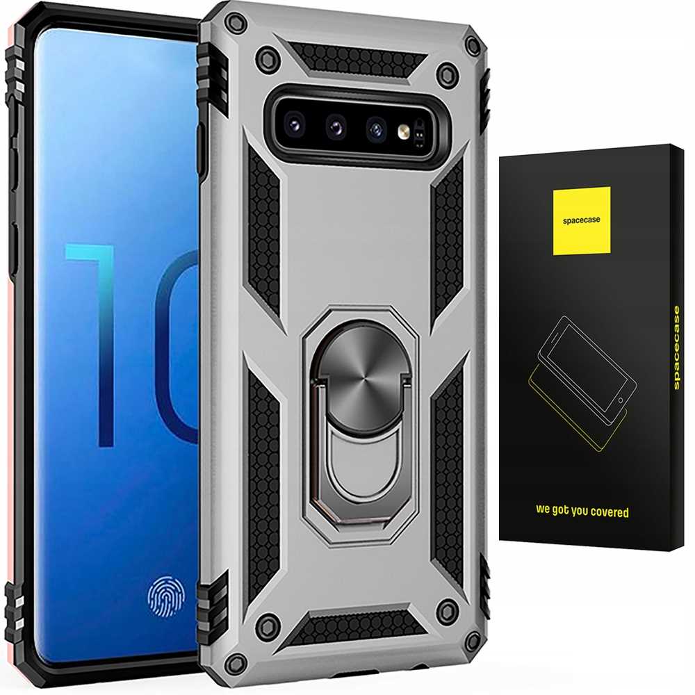 Spacecase Ring Nx Galaxy S10+ Silber