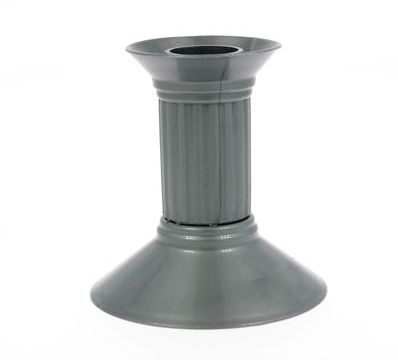 Kerzenständer Aus Kunststoff, 10 Cm, 1 Stück, Silber