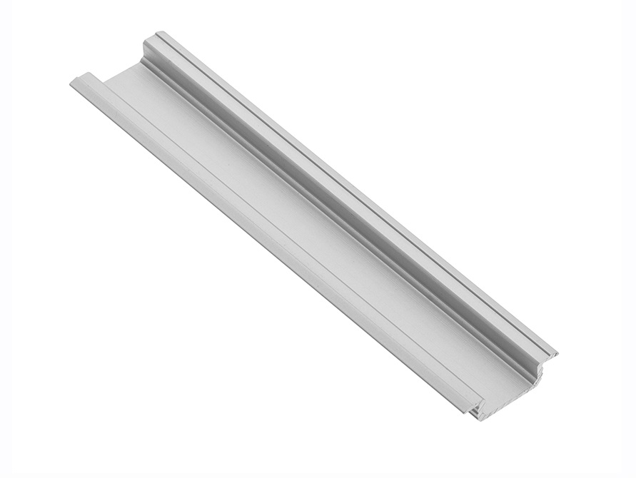 Led-aluminiumprofil Mit 2 M Langem, Silberfarbenem Kragen, Einbauversion – V-glax-al