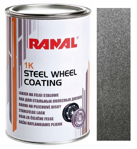 Fertige Farbe Für Stahlfelgen Silber 800ml Grobkörnig 1k Ranal 092