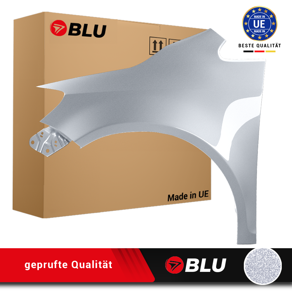 Vw Golf V Plus 5 + La7w Linker Kotflügel Silber 05-09 Vorne