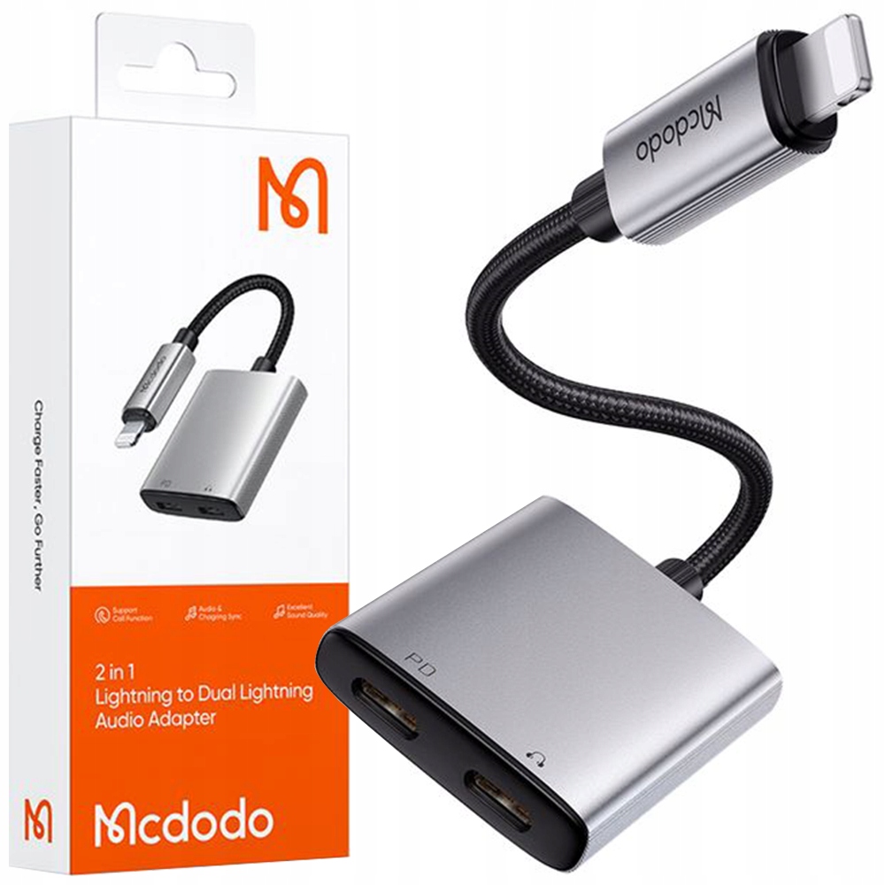 Mcdodo 2x Lightning-kabeladapter Für Iphone X 11 12 13 14 Pro