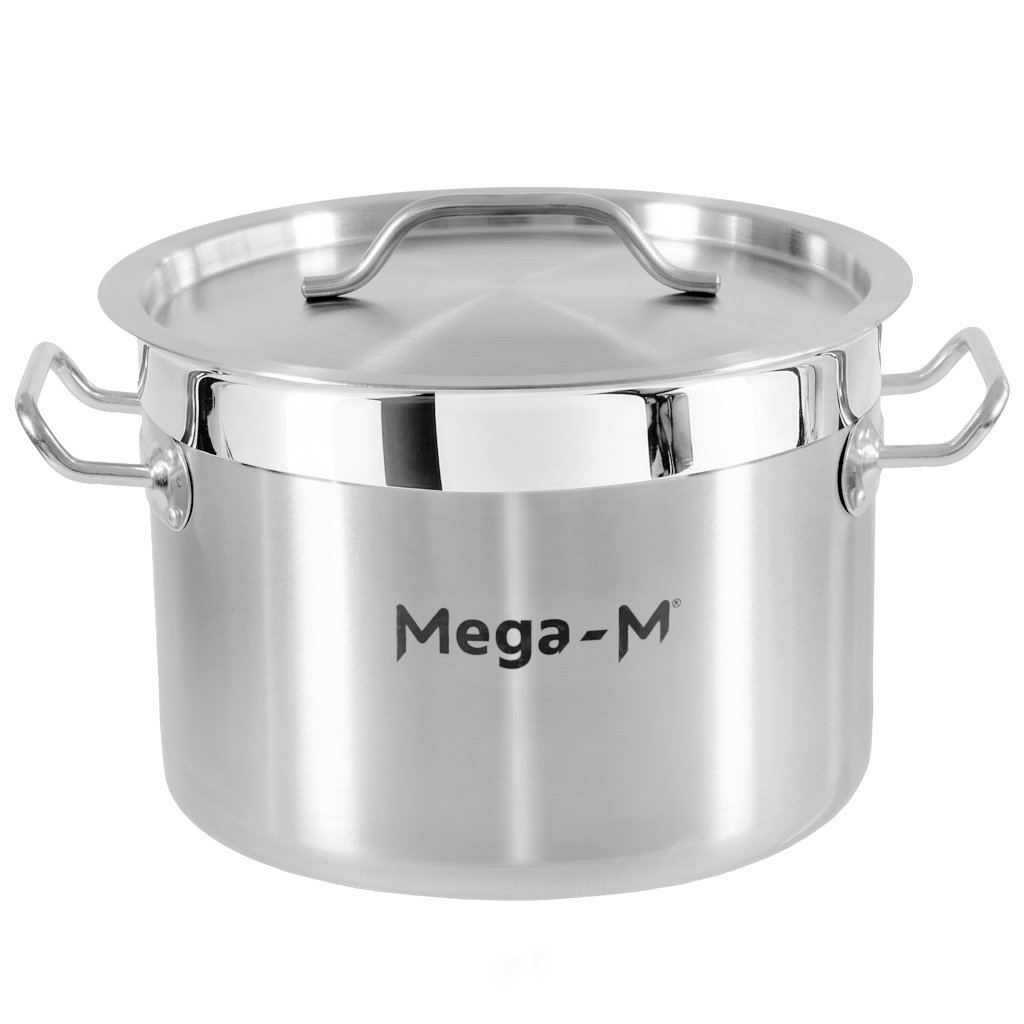 Mittlerer Catering-topf Mit Deckel Mega-m Pro 14 L, Durchmesser 30 Cm X Höhe 20 Cm, N
