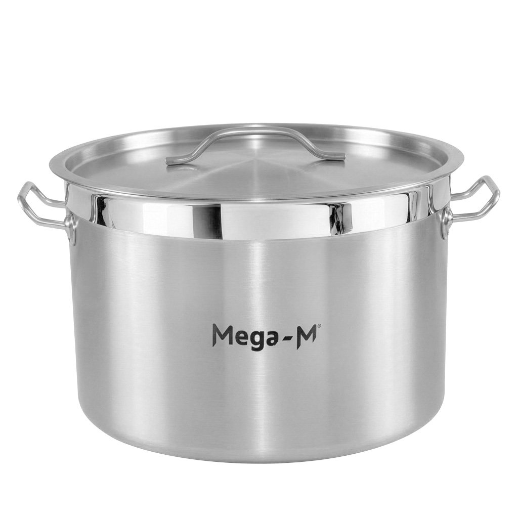 Mittlerer Catering-topf Mit Deckel Mega-m Pro 24 L, Durchmesser 36 Cm X Höhe 24 Cm, N