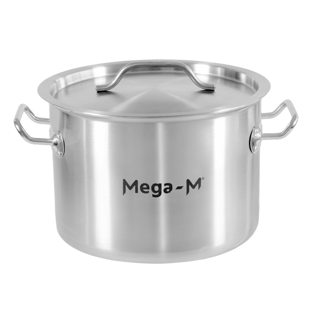 Niedriger Catering-topf Mit Deckel Mega-m Standard 8 L Durchmesser 28 Cm X Höhe 13 Cm N