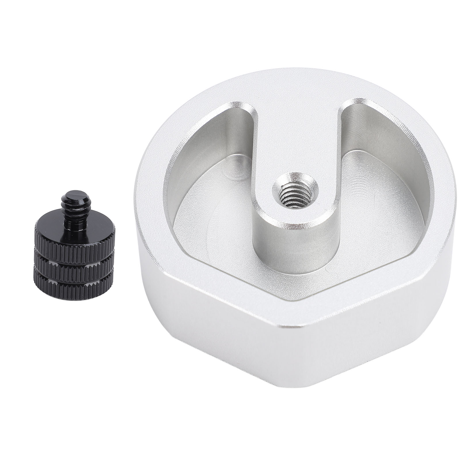 Stativadapter Aus Aluminiumlegierung, Robuste Stativhalterung Für Wohnmobile, Wohnwagen, Yachten, Reisemobile, Silber