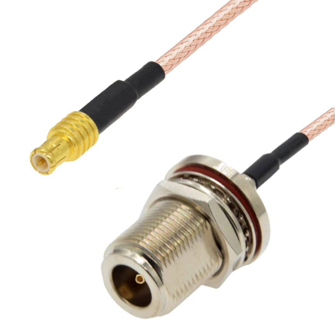 Anschlusskabel Mcx-stecker / N-buchse Bh Rg316 25 Cm