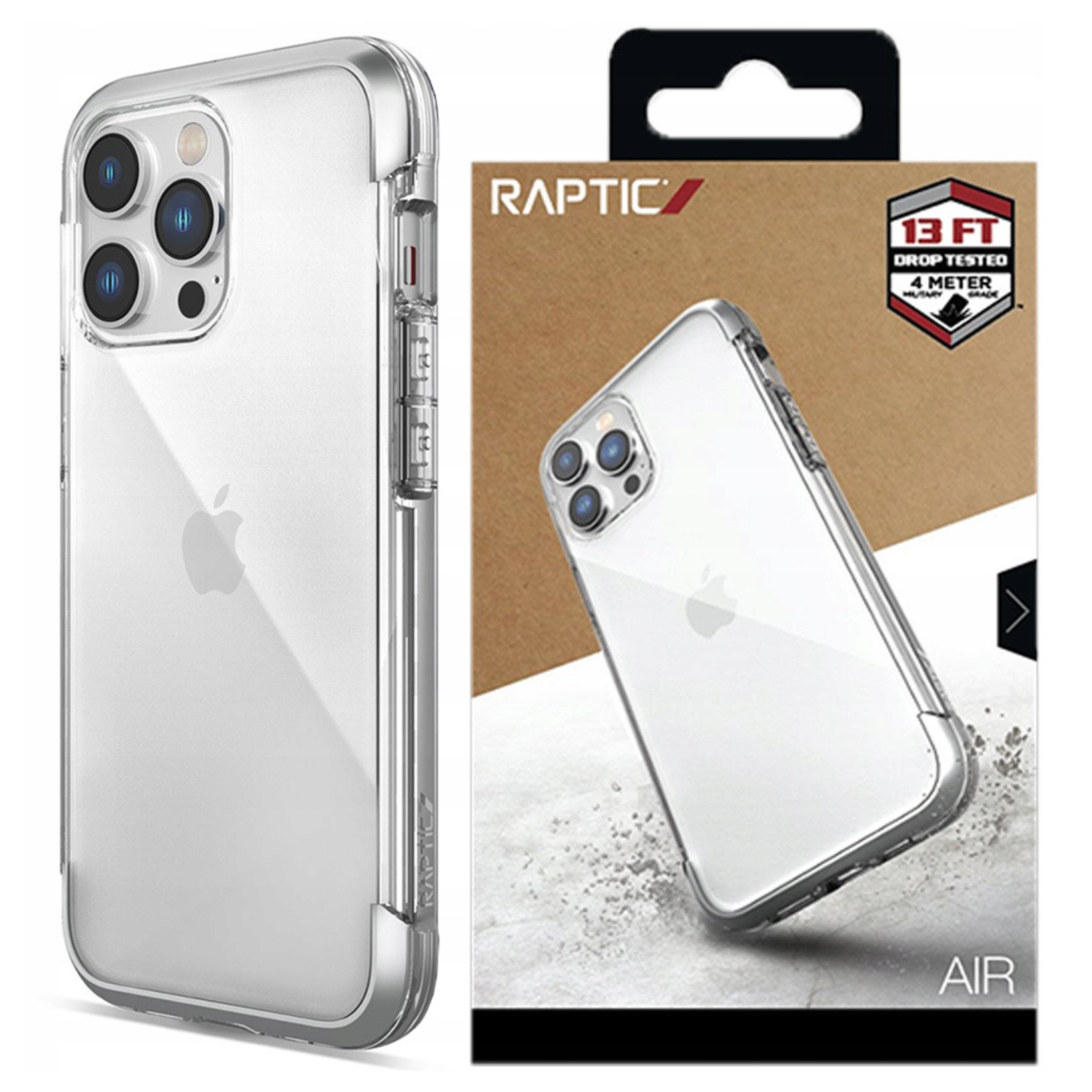 Raptic X-doria Air Schutzhülle Für Iphone 14 Pro, Silber