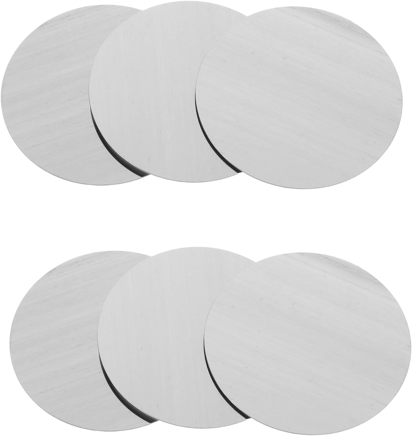 Pack Of 30 Self-adhesive Round Stainless Steel Metal Plates 6 Cm For Magnetic Car Holders Thin Mobile Phone Magnetic Discs Compatible With Cases