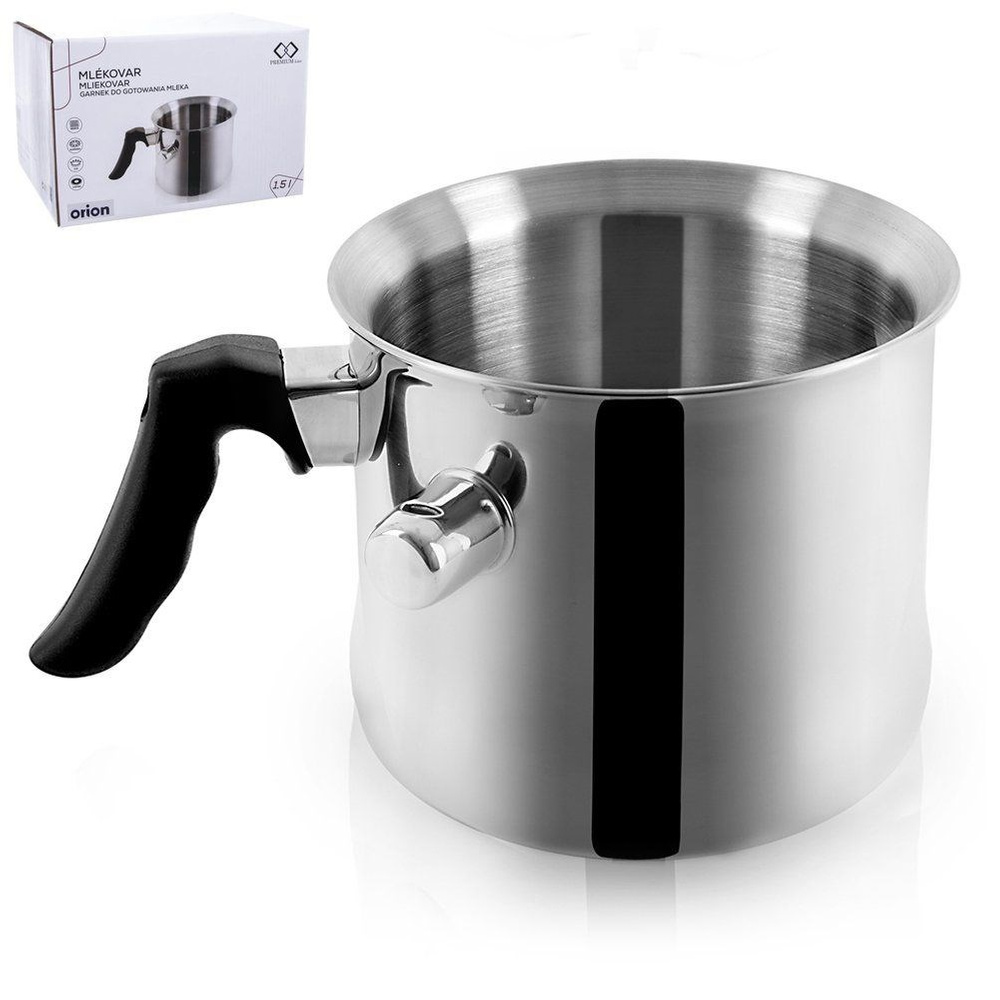 Milchtopf Mit Wassermantel Zum Kochen Von Milch Und Soßen, 1,5 L