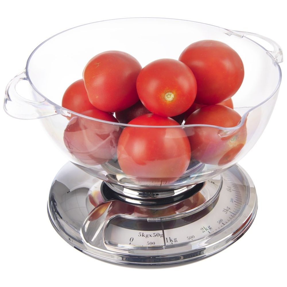 Traditionelle Mechanische Küchenwaage Mit Wiegeschale 5 Kg