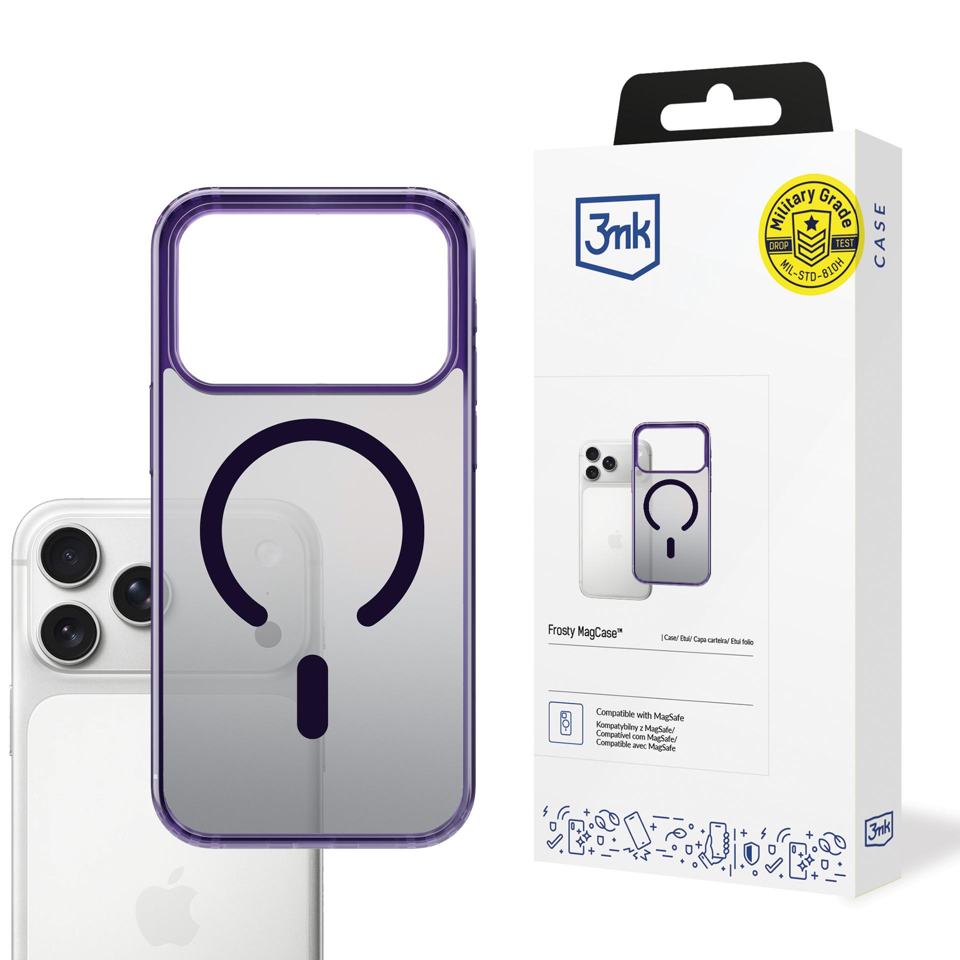 Apple Iphone 17 Pro – 3mk Frosty Magcase Lila