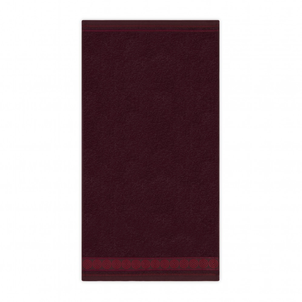 Rondo 2 Handtuch 70x140 Zwoltex Bordeauxrot