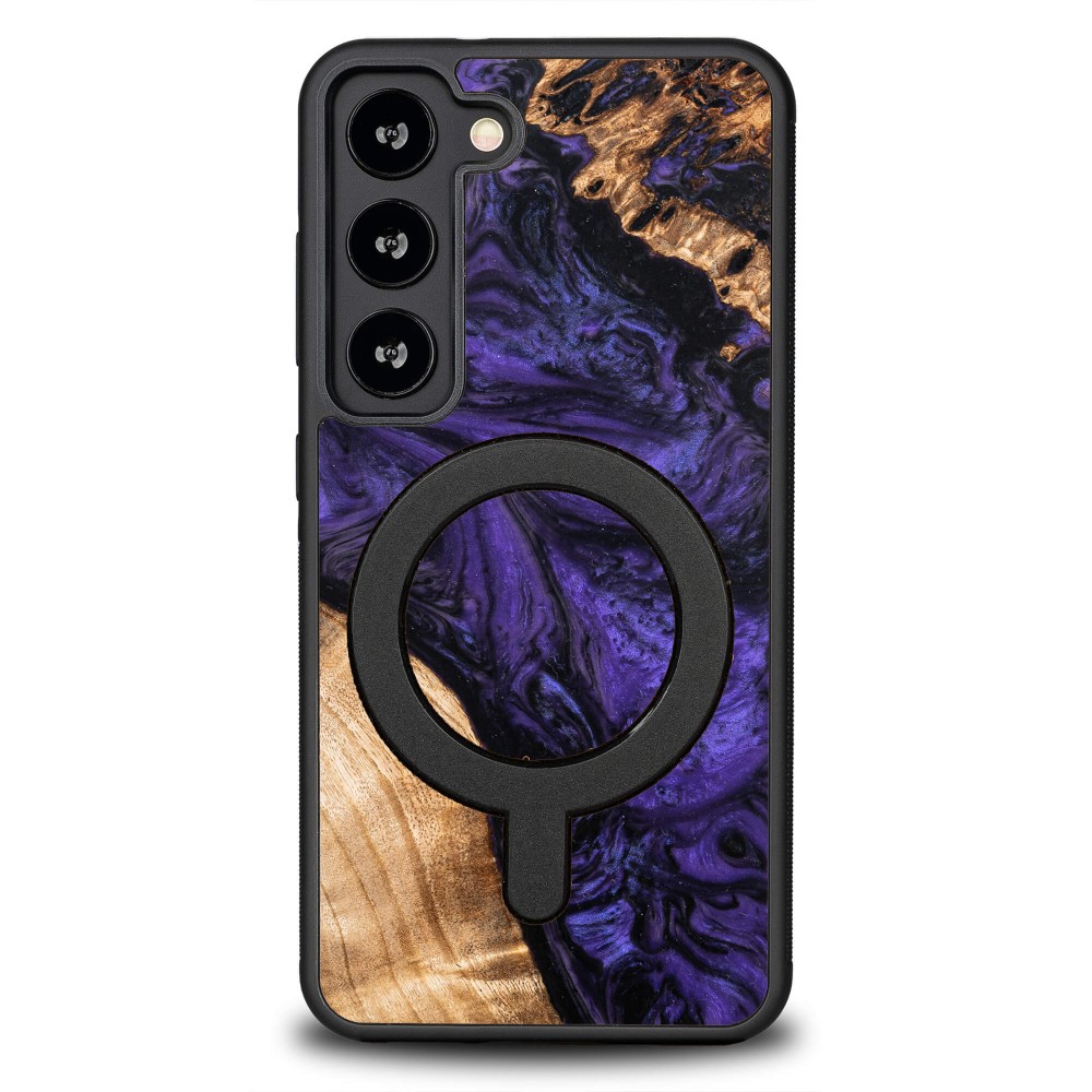 Bewood Unique Schutzhülle Für Samsung Galaxy S23 – Violett Mit Magsafe