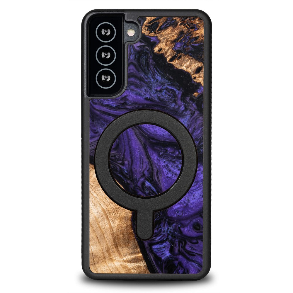 Bewood Unique Schutzhülle Für Samsung Galaxy S21 Fe – Violett Mit Magsafe