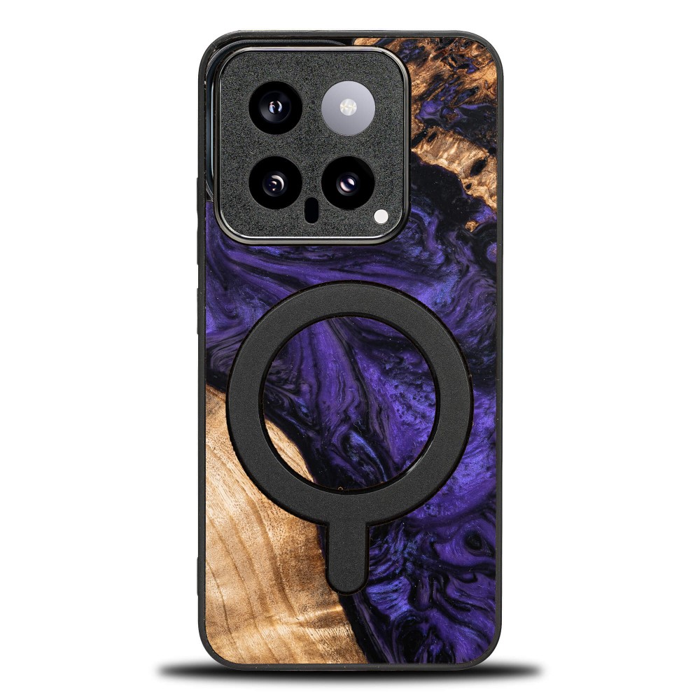 Bewood Unique Schutzhülle Für Xiaomi 14 Pro – Violett Mit Magsafe
