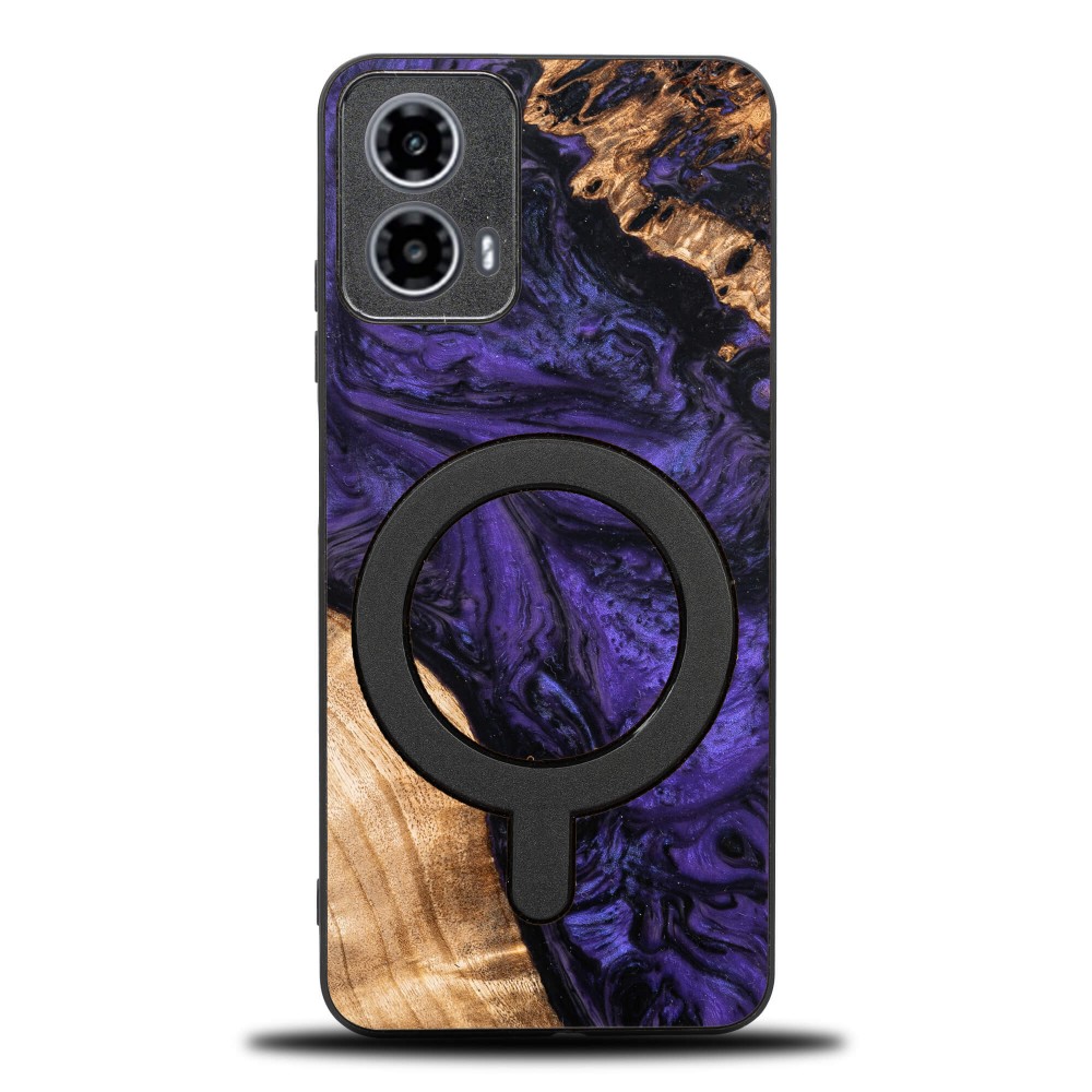 Bewood Unique Schutzhülle Für Motorola G34 5g – Violett Mit Magsafe
