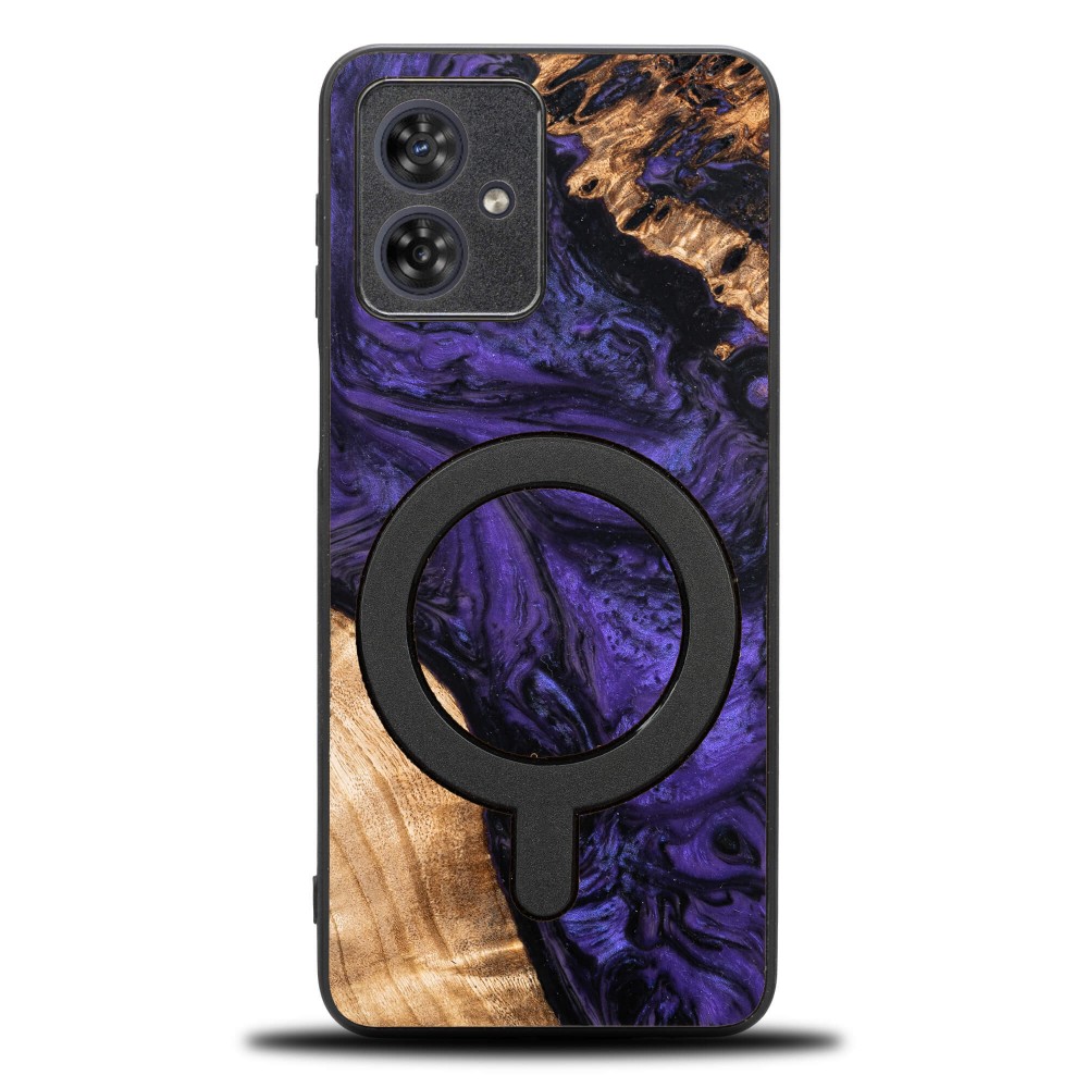 Bewood Unique Schutzhülle Für Motorola G54 5g – Violett Mit Magsafe