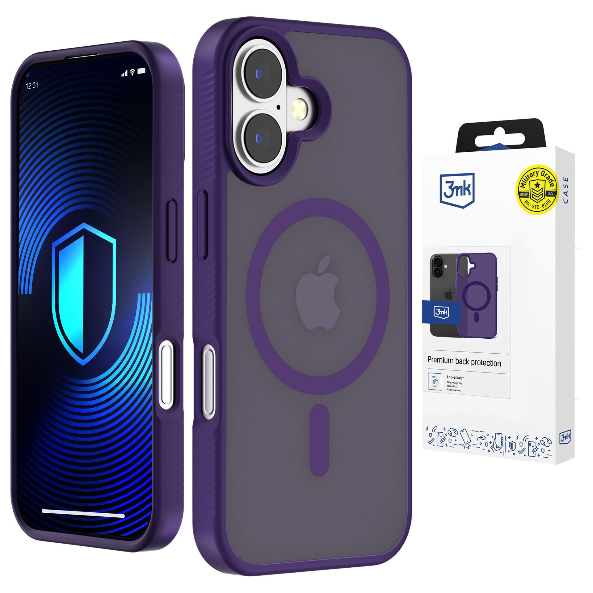 Apple Iphone 16 - 3mk Smoke Magcase Lila